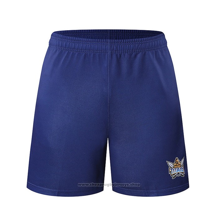 Gold Coast Titans Rugby Shorts 2021 Blue